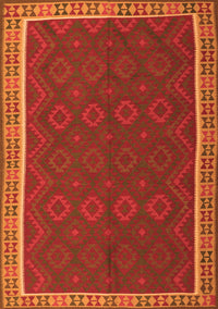 Oriental Orange Traditional Rug, con2248org