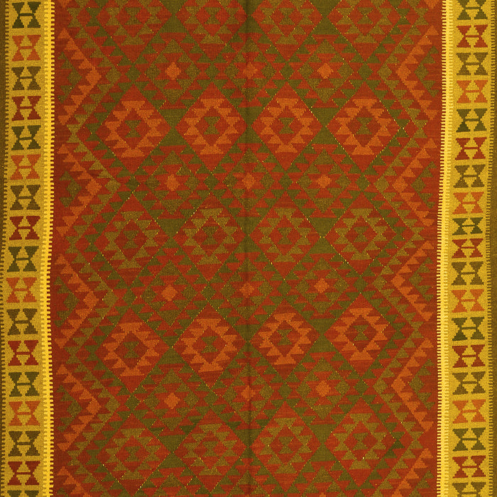Oriental Yellow Traditional Rug, con2248yw
