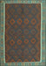 Machine Washable Oriental Light Blue Traditional Rug, wshcon2248lblu