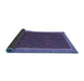 Sideview of Oriental Blue Traditional Rug, con2248blu