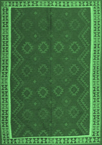 Oriental Emerald Green Traditional Rug, con2248emgrn