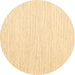 Round Solid Brown Modern Rug, con2249brn