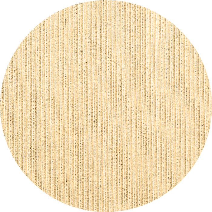 Round Machine Washable Solid Brown Modern Rug, wshcon2249brn