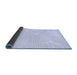 Sideview of Solid Blue Modern Rug, con2249blu