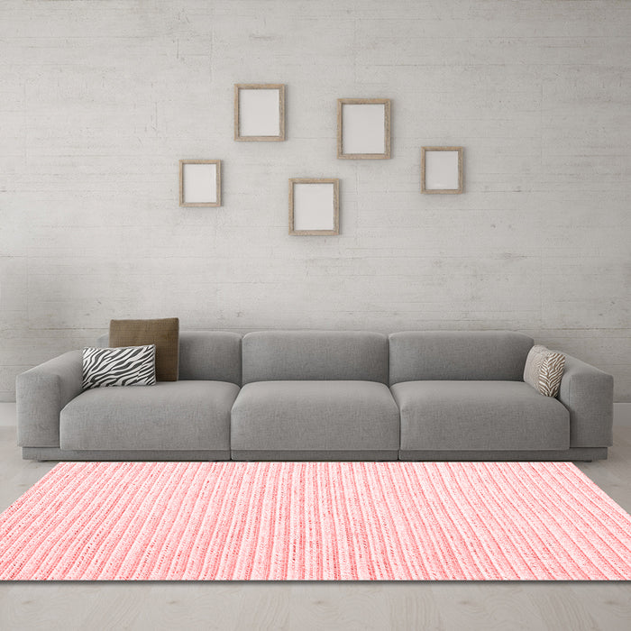 Modern Red Washable Rugs