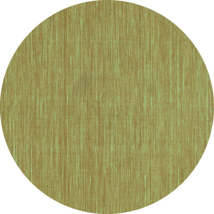 Round Machine Washable Abstract Turquoise Contemporary Area Rugs, wshcon224turq