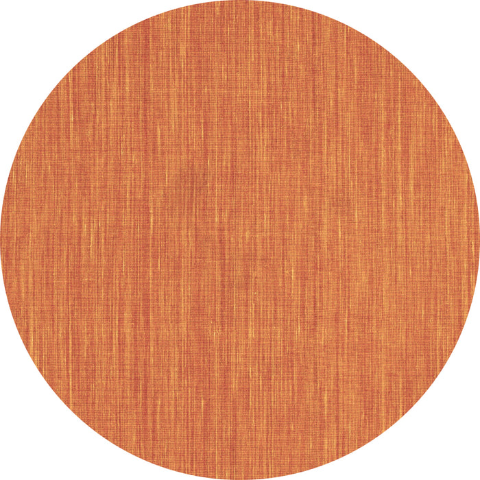 Round Abstract Brown Contemporary Rug, con224brn