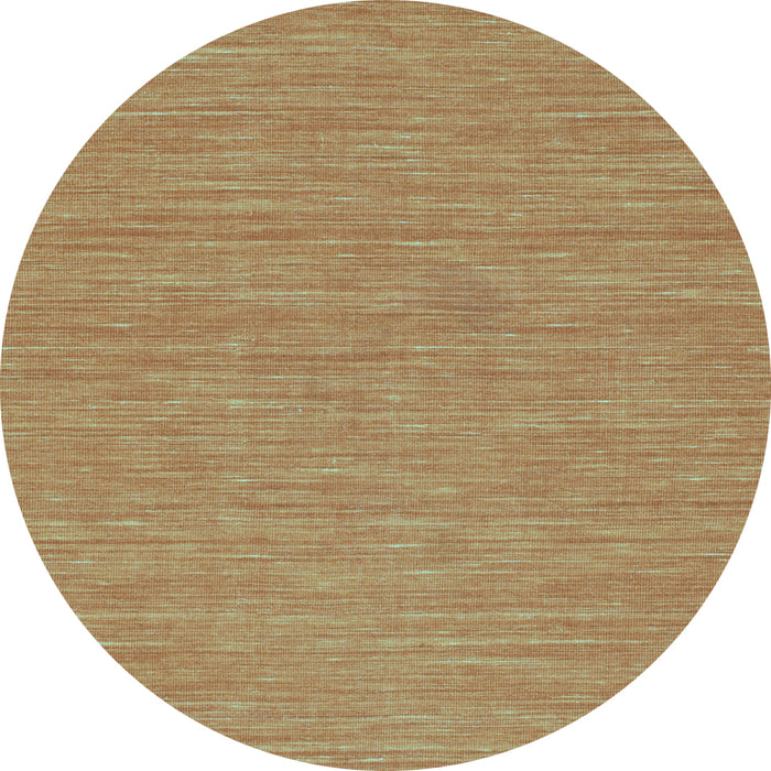 Round Abstract Light Blue Contemporary Rug, con224lblu