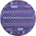 Round Oriental Blue Traditional Rug, con2250blu