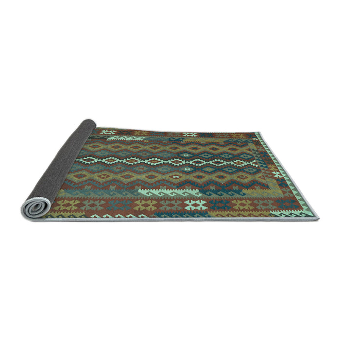 Sideview of Oriental Light Blue Traditional Rug, con2250lblu