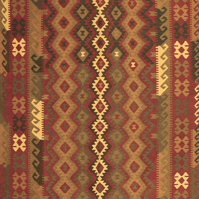 Machine Washable Oriental Brown Traditional Rug, wshcon2250brn