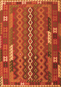 Oriental Orange Traditional Rug, con2250org