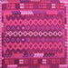 Square Oriental Pink Traditional Rug, con2250pnk