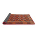 Thickness of Contemporary Red Oriental Rug, con2251