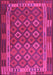 Machine Washable Oriental Pink Traditional Rug, wshcon2251pnk