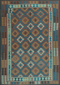 Oriental Light Blue Traditional Rug, con2251lblu