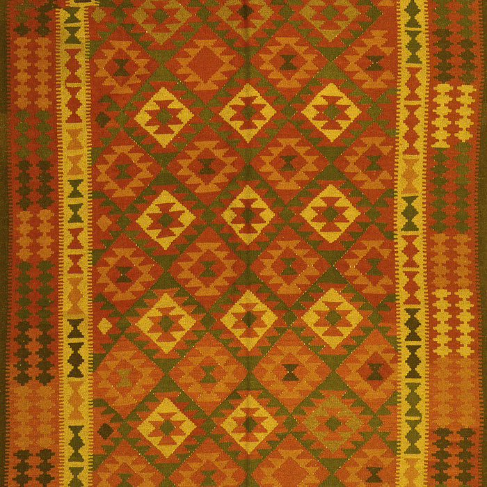 Oriental Yellow Traditional Rug, con2251yw