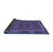 Sideview of Oriental Blue Traditional Rug, con2251blu