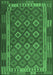 Machine Washable Oriental Emerald Green Traditional Area Rugs, wshcon2251emgrn