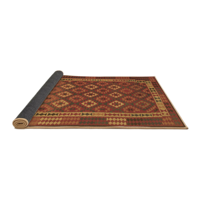 Sideview of Oriental Brown Traditional Rug, con2251brn