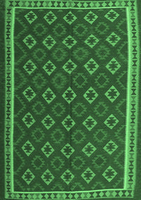 Oriental Emerald Green Traditional Rug, con2252emgrn