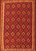 Oriental Orange Traditional Rug, con2252org