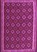 Machine Washable Oriental Purple Traditional Area Rugs, wshcon2252pur