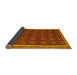 Sideview of Oriental Yellow Traditional Rug, con2252yw