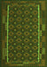 Oriental Green Traditional Rug, con2253grn