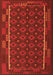 Serging Thickness of Machine Washable Oriental Orange Traditional Area Rugs, wshcon2253org