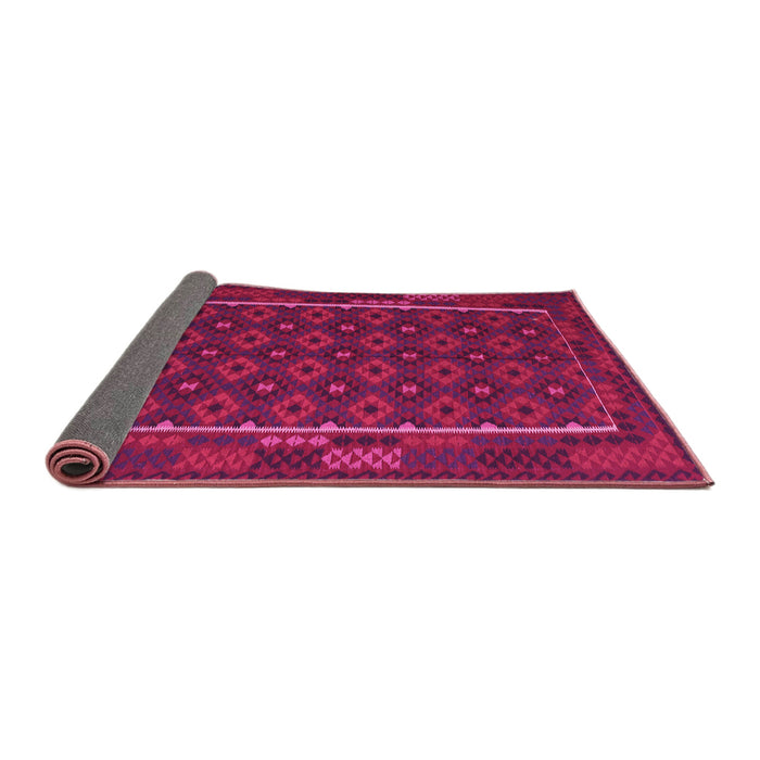Sideview of Oriental Pink Traditional Rug, con2253pnk