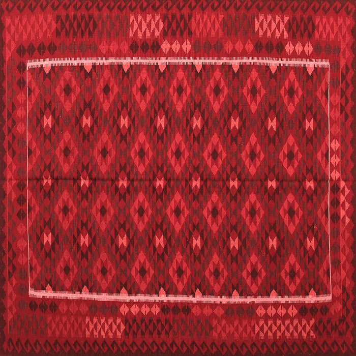 Machine Washable Oriental Red Traditional Rug, wshcon2253red