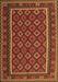 Machine Washable Oriental Brown Traditional Rug, wshcon2254brn