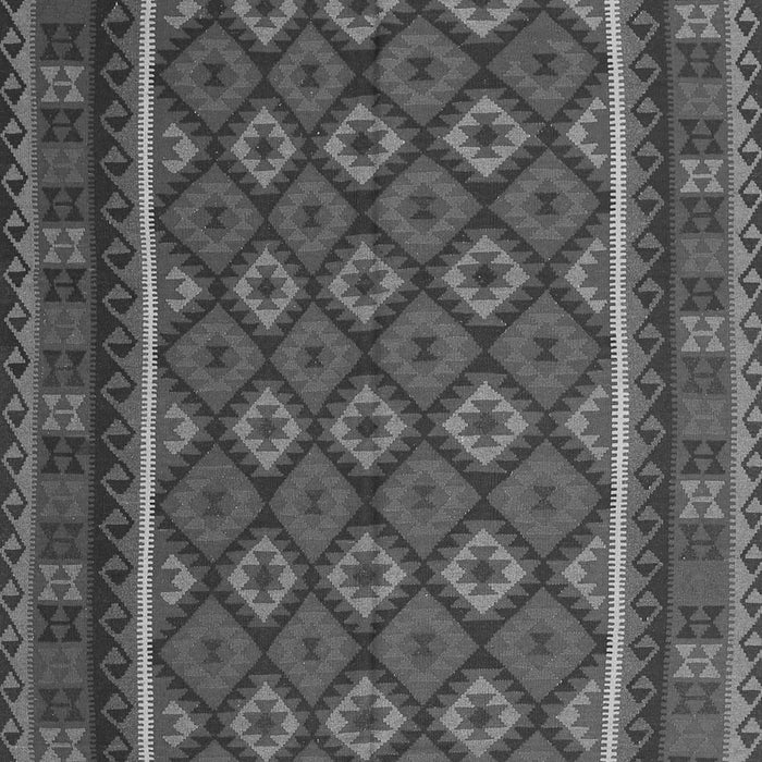 Serging Thickness of Machine Washable Oriental Gray Traditional Rug, wshcon2254gry