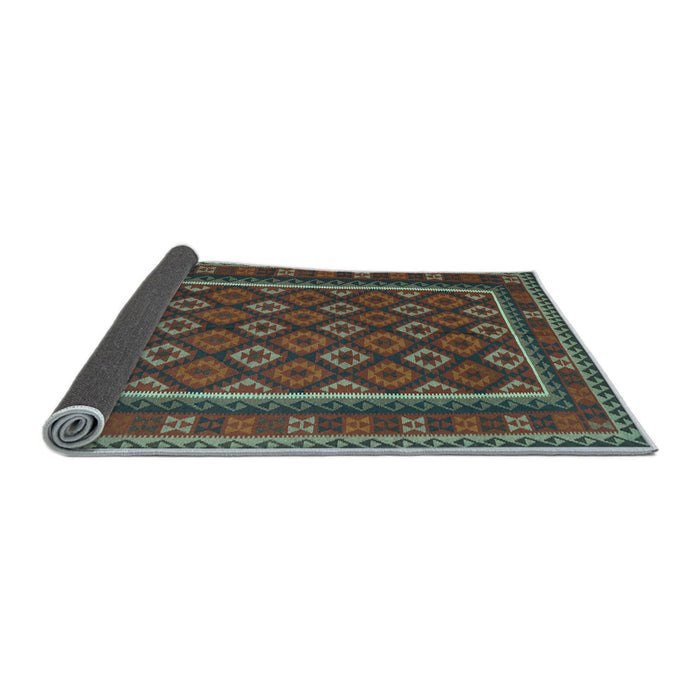 Sideview of Oriental Light Blue Traditional Rug, con2254lblu