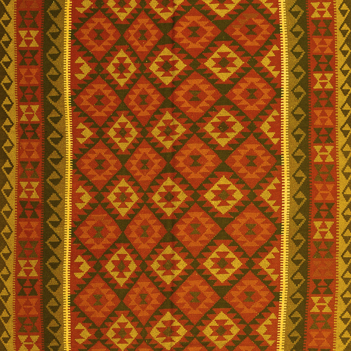Oriental Yellow Traditional Rug, con2254yw