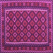 Square Oriental Purple Traditional Rug, con2254pur