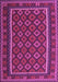 Machine Washable Oriental Purple Traditional Area Rugs, wshcon2254pur