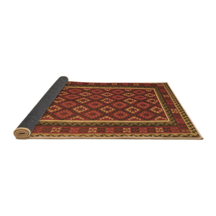 Sideview of Oriental Brown Traditional Rug, con2254brn