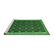 Sideview of Machine Washable Oriental Emerald Green Traditional Area Rugs, wshcon2255emgrn