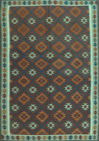 Oriental Light Blue Traditional Rug, con2255lblu