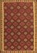 Machine Washable Oriental Brown Traditional Rug, wshcon2255brn