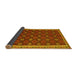 Sideview of Oriental Yellow Traditional Rug, con2255yw