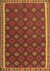 Oriental Brown Traditional Rug, con2255brn