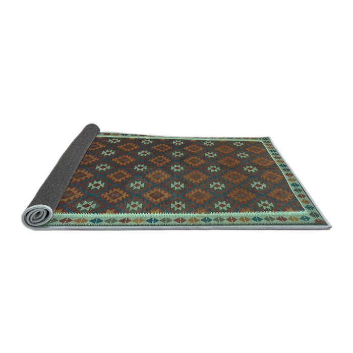 Sideview of Oriental Light Blue Traditional Rug, con2255lblu
