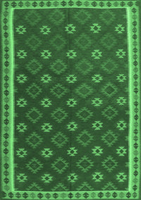 Oriental Emerald Green Traditional Rug, con2255emgrn