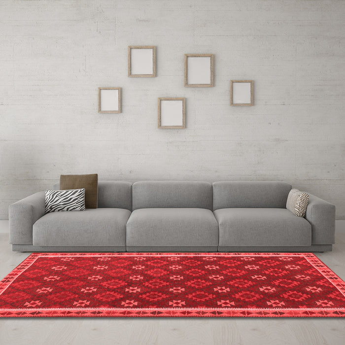Traditional Red Washable Rugs