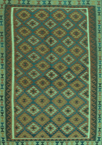 Oriental Turquoise Traditional Rug, con2256turq