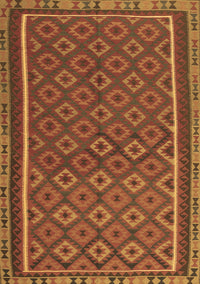 Oriental Brown Traditional Rug, con2256brn