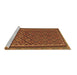 Sideview of Machine Washable Oriental Brown Traditional Rug, wshcon2256brn